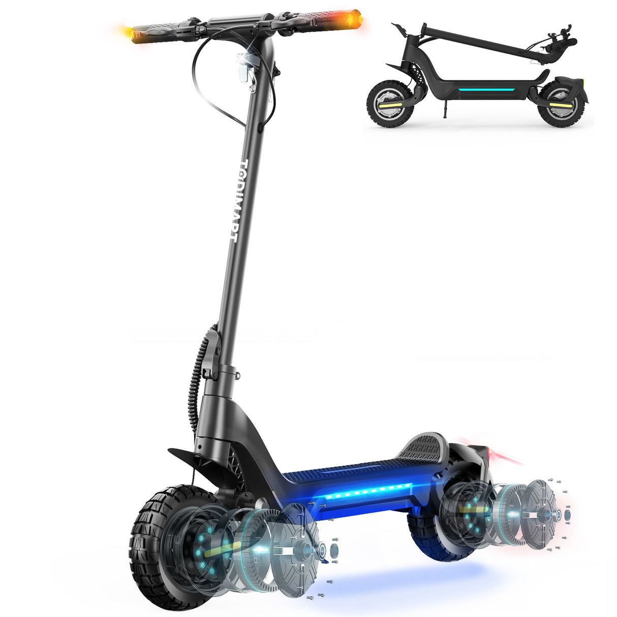 TODIMART X5S Scooter électrique puissant à double moteur