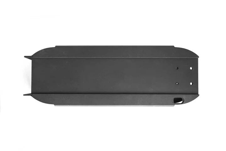 Compartimento de la batería del chasis del scooter.