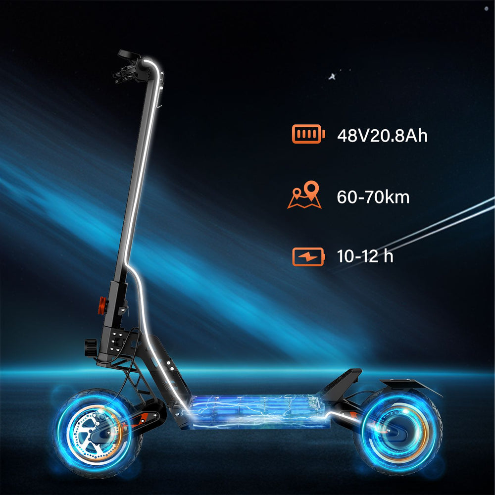 Monopattino elettrico a doppio motore TODIMART S13