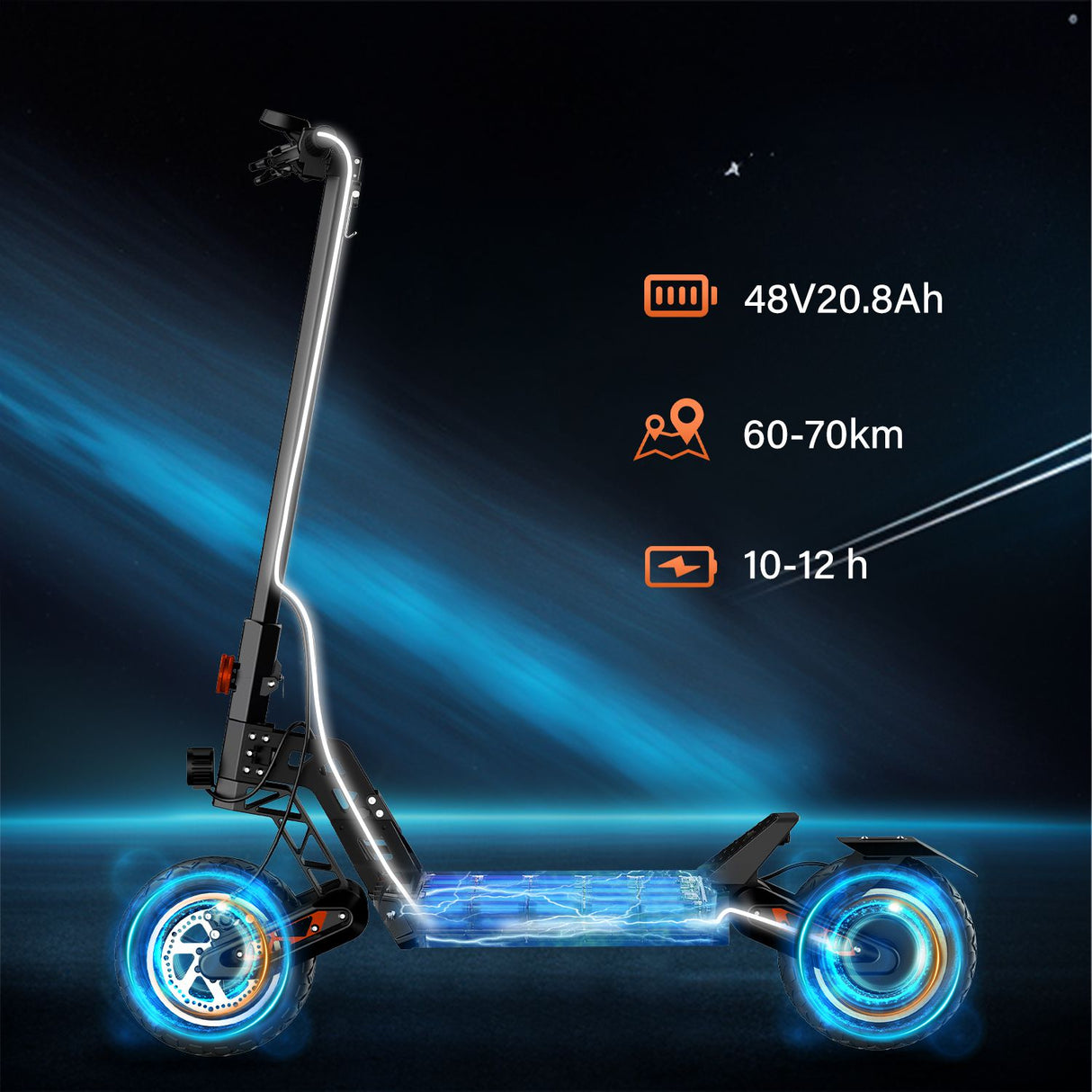 TODIMART S13 Patinete eléctrico de doble motor