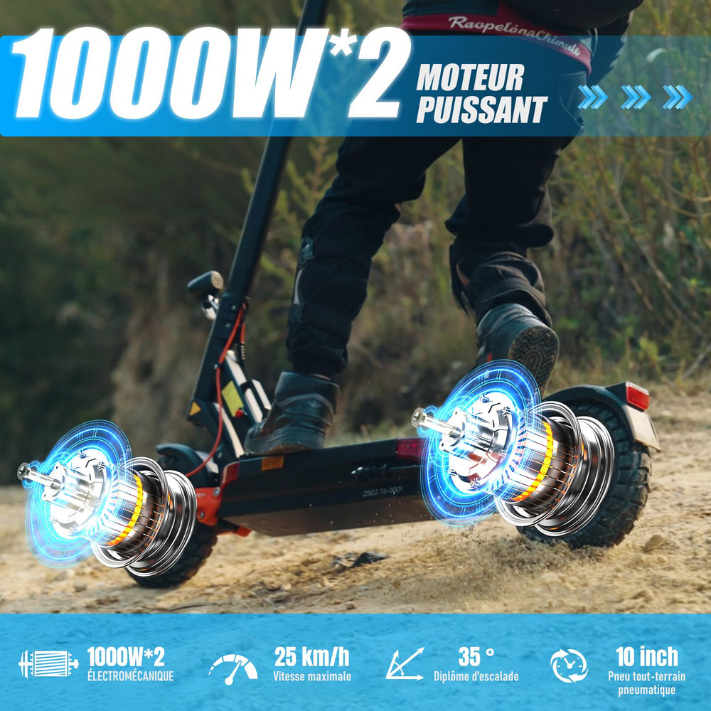 JOYOR T10 Elektroroller – 2000 W Motorleistung, 75 km Reichweite