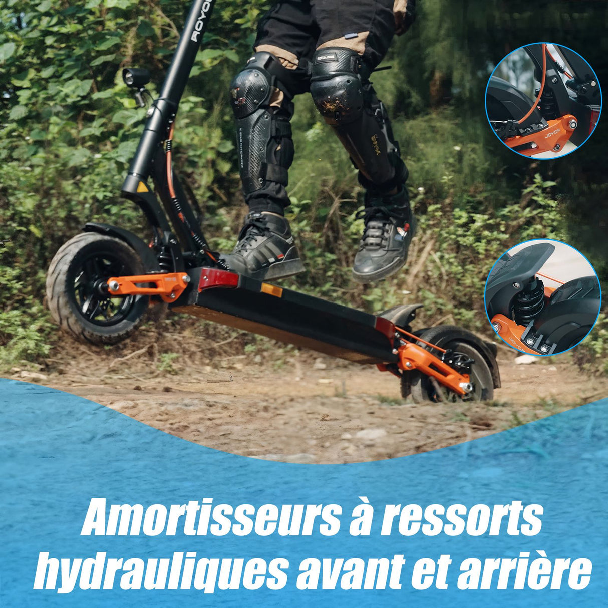 JOYOR T10 Elektroroller – 2000 W Motorleistung, 75 km Reichweite
