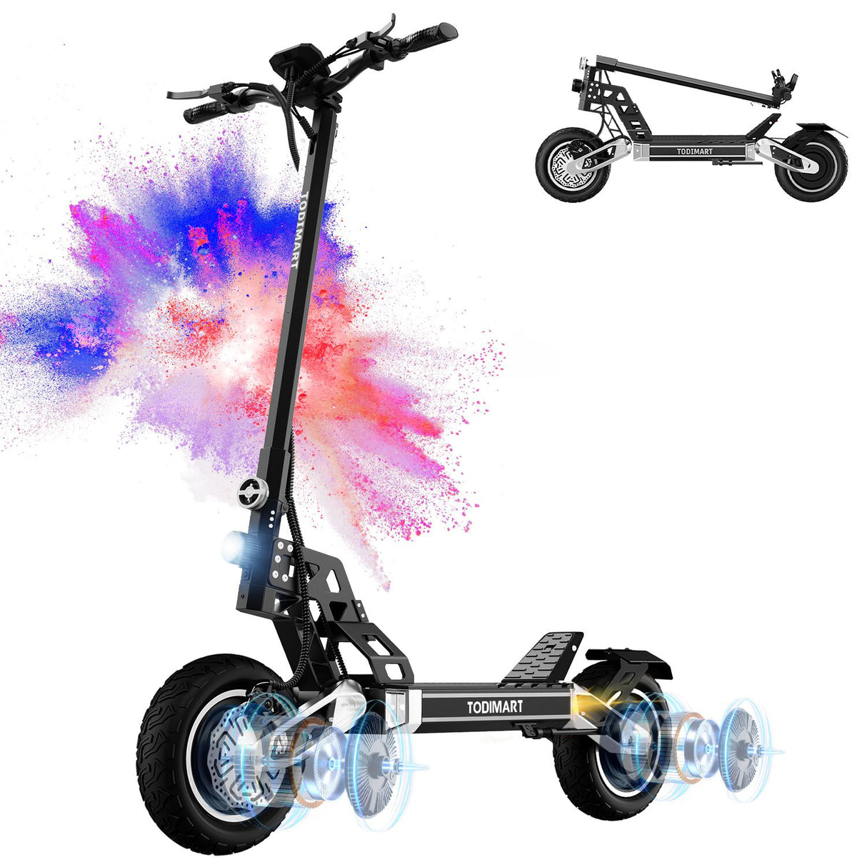 Trottinette électrique à double moteur TODIMART S13