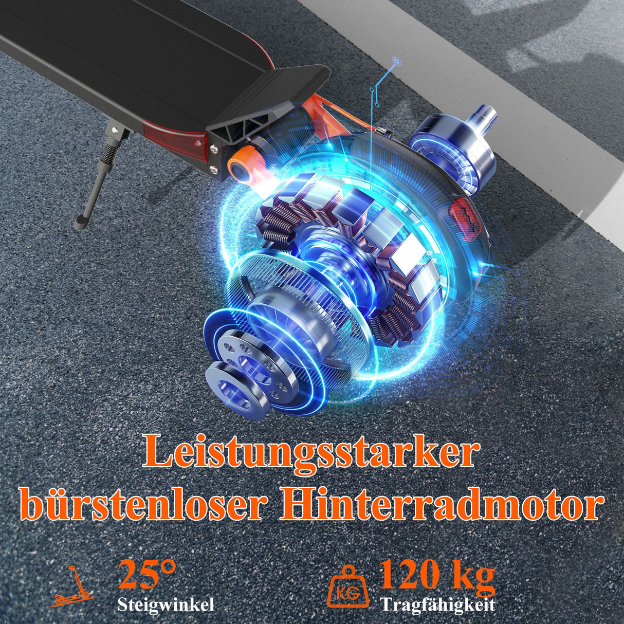 S8S Elektroroller mit Doppelmotor