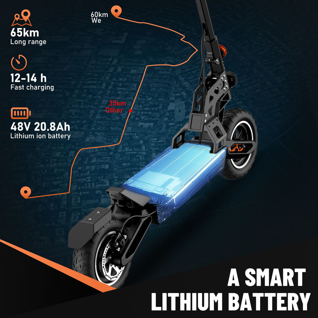 Patinete eléctrico todoterreno TODIMART S9