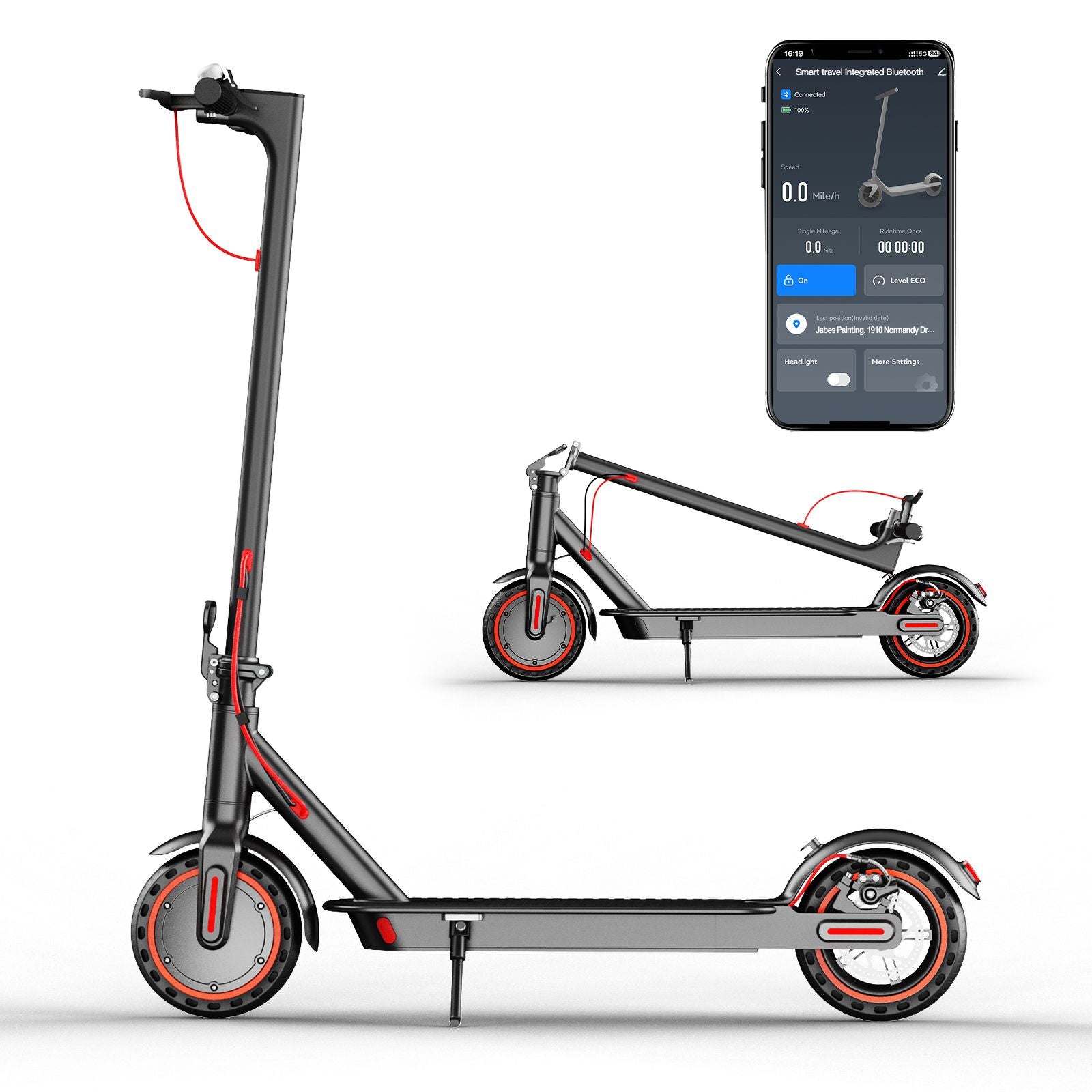 Monopattino elettrico TODIMART T3 (app Bluetooth)