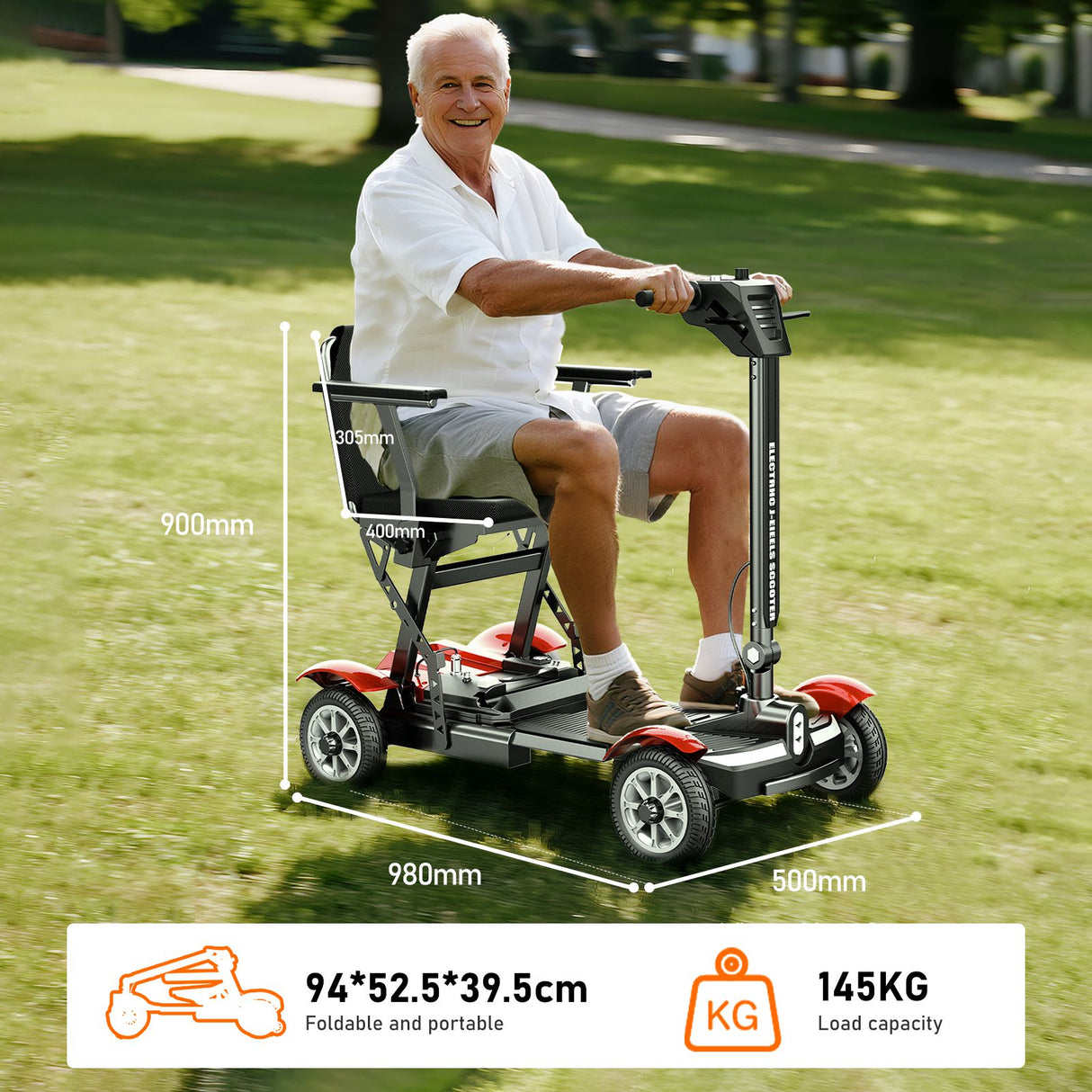 TODIMART YL-211A Scooter de movilidad para personas mayores