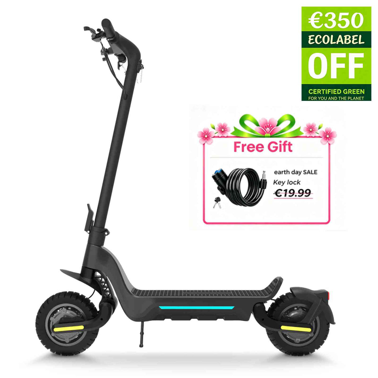 TODIMART X5S Scooter électrique puissant à double moteur