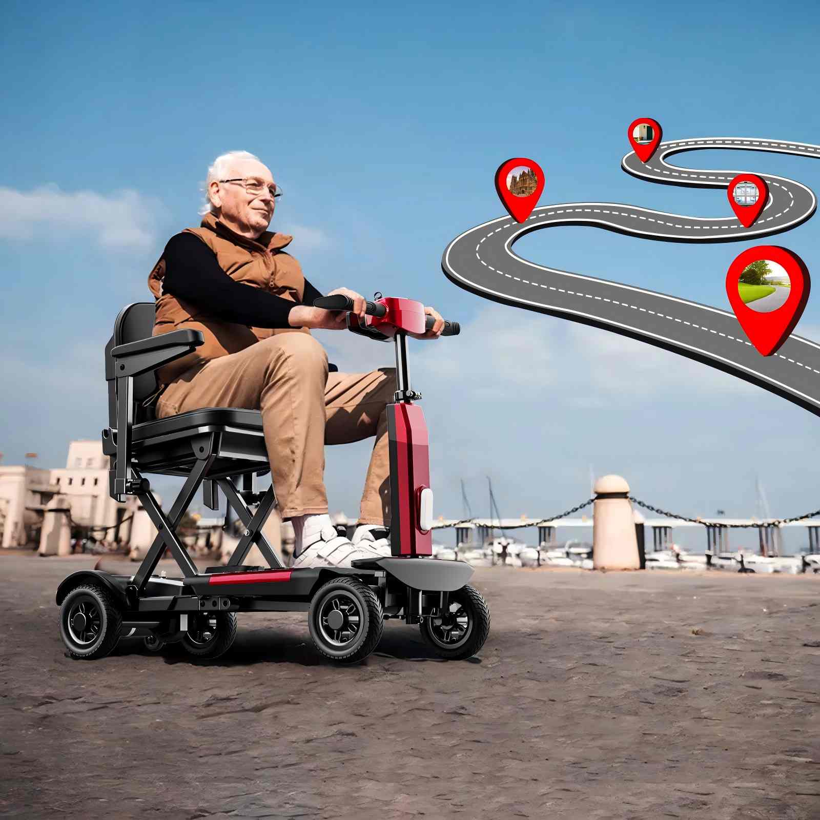 TODIMART X-11 / X-17 Mobility scooters for the elderly (two versions a
