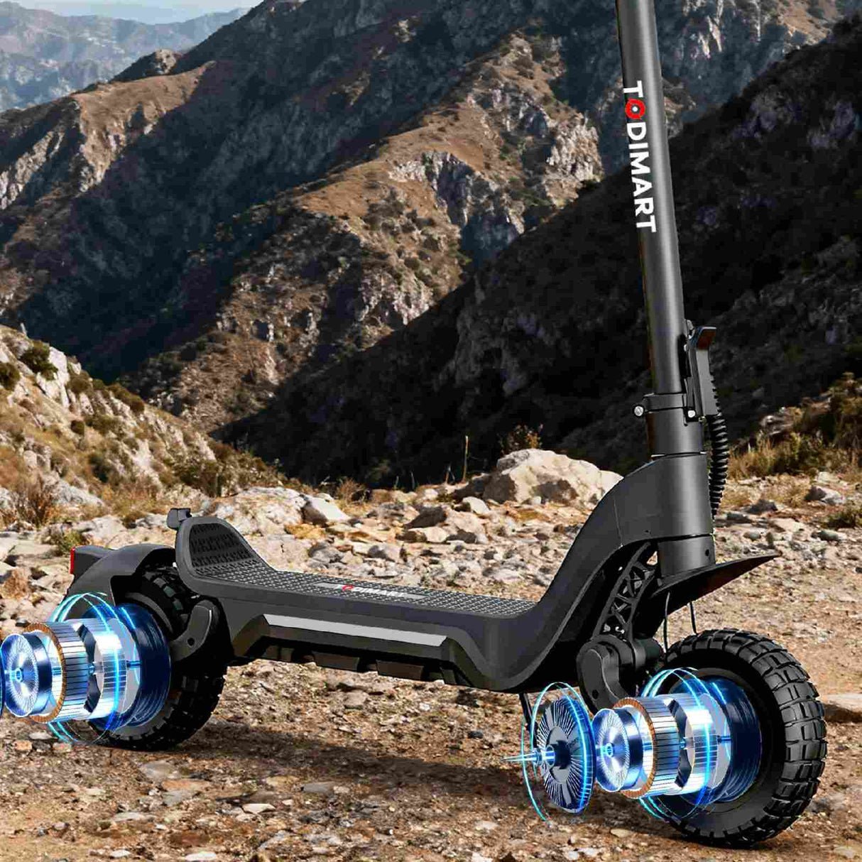 TODIMART X5S Scooter électrique puissant à double moteur