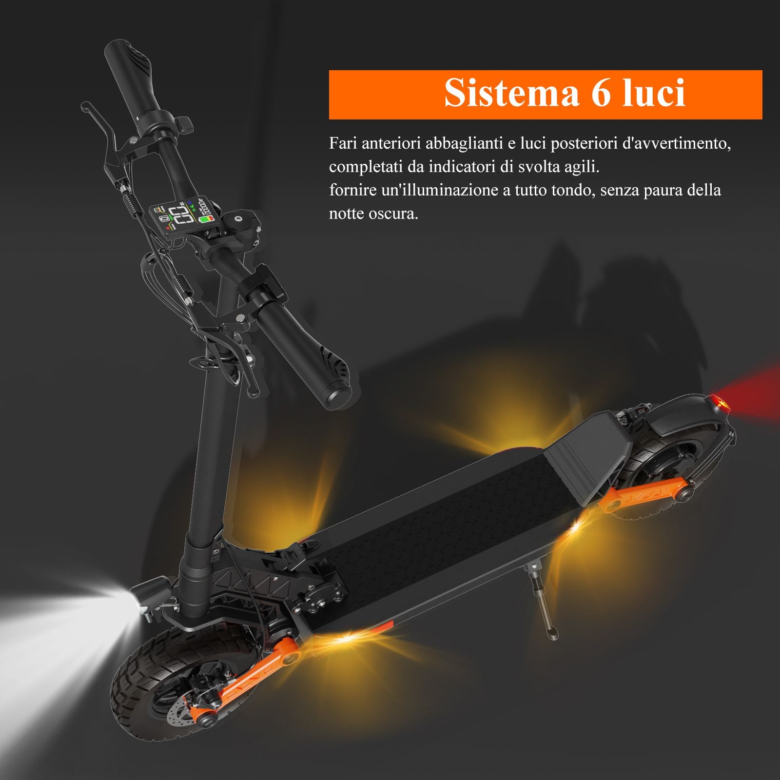JOYOR S5 Electric Scooter, 800W Motor Scooter for Adults up to
