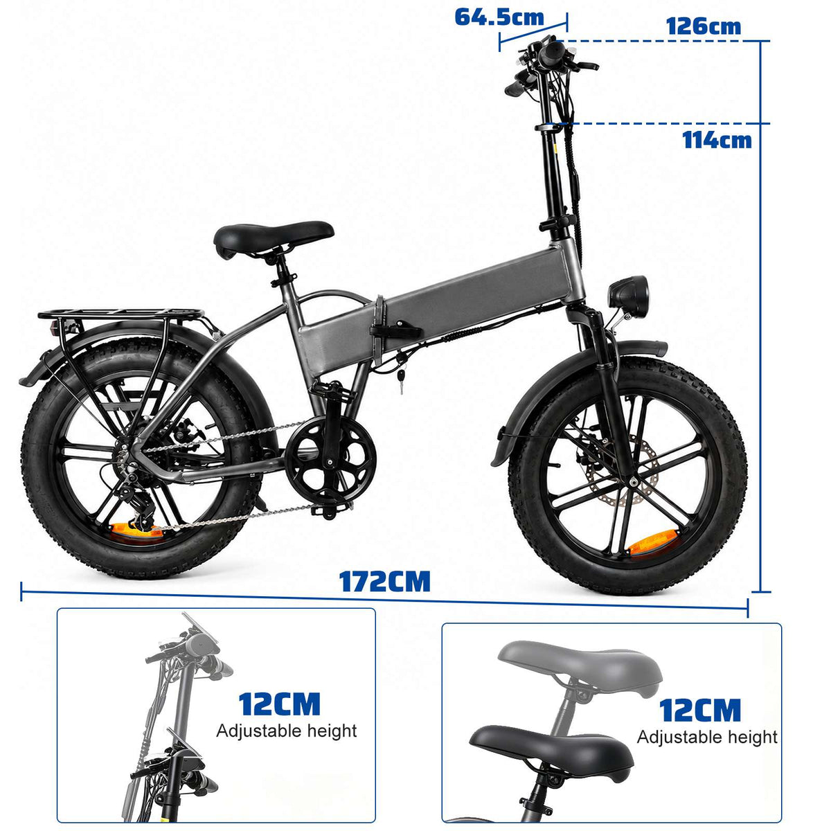 TODIMART JSL039K Foldable Electric Bike