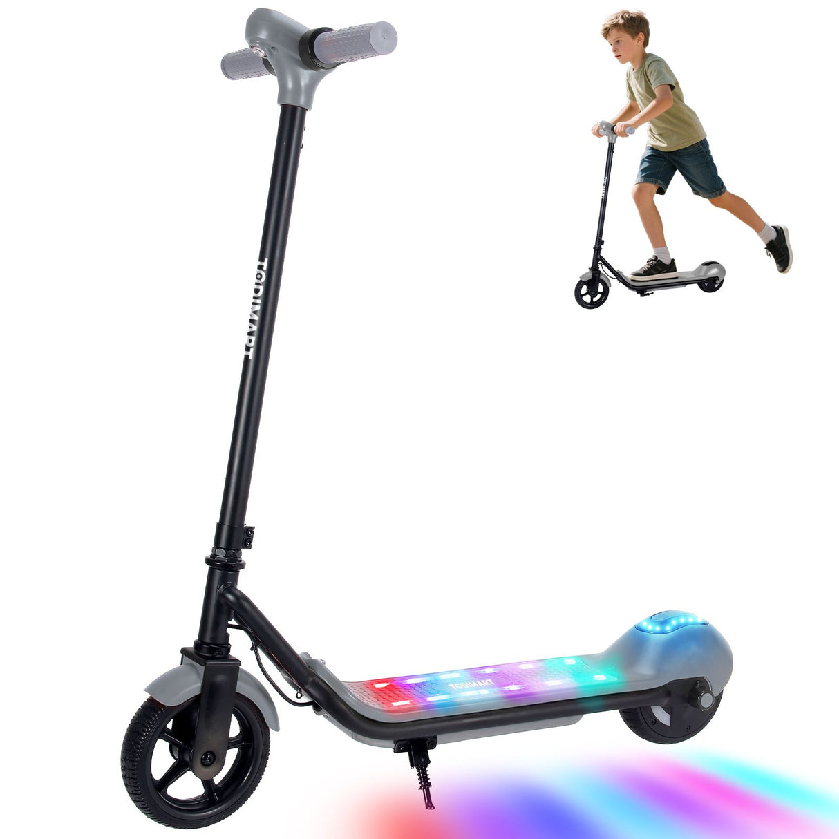 Trottinette Elettrica Monopattino Elettrico Sotto La Pioggia