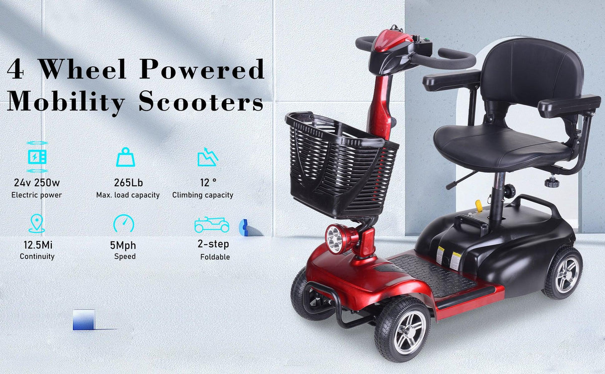 ATSGKE 4-wheel scooter - TODIMART