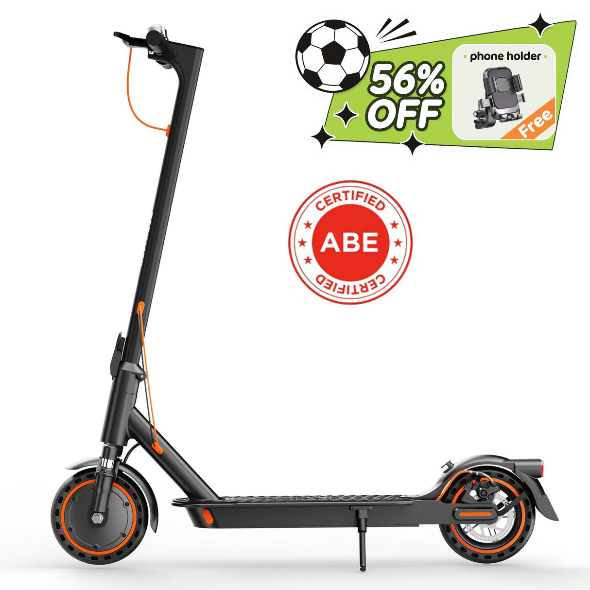 TODIMART T6（ABE）Electric Scooter - Dual spring shock absorber