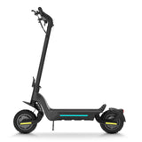 A Todimart X5S off-road electric scooter: Black Todimart X5S electric scooter (equipped with 10-inch off-road tires) – Bluetooth app connectivity supported – also great for city commuting