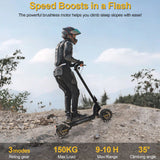 TODIMART X5S Patinete eléctrico potente de doble motor